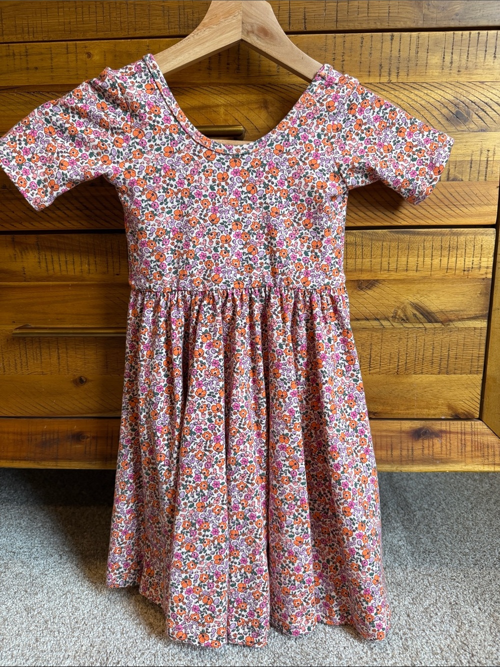 Alice + Ames The Short Sleeve Ballet Dress in Prim Floral